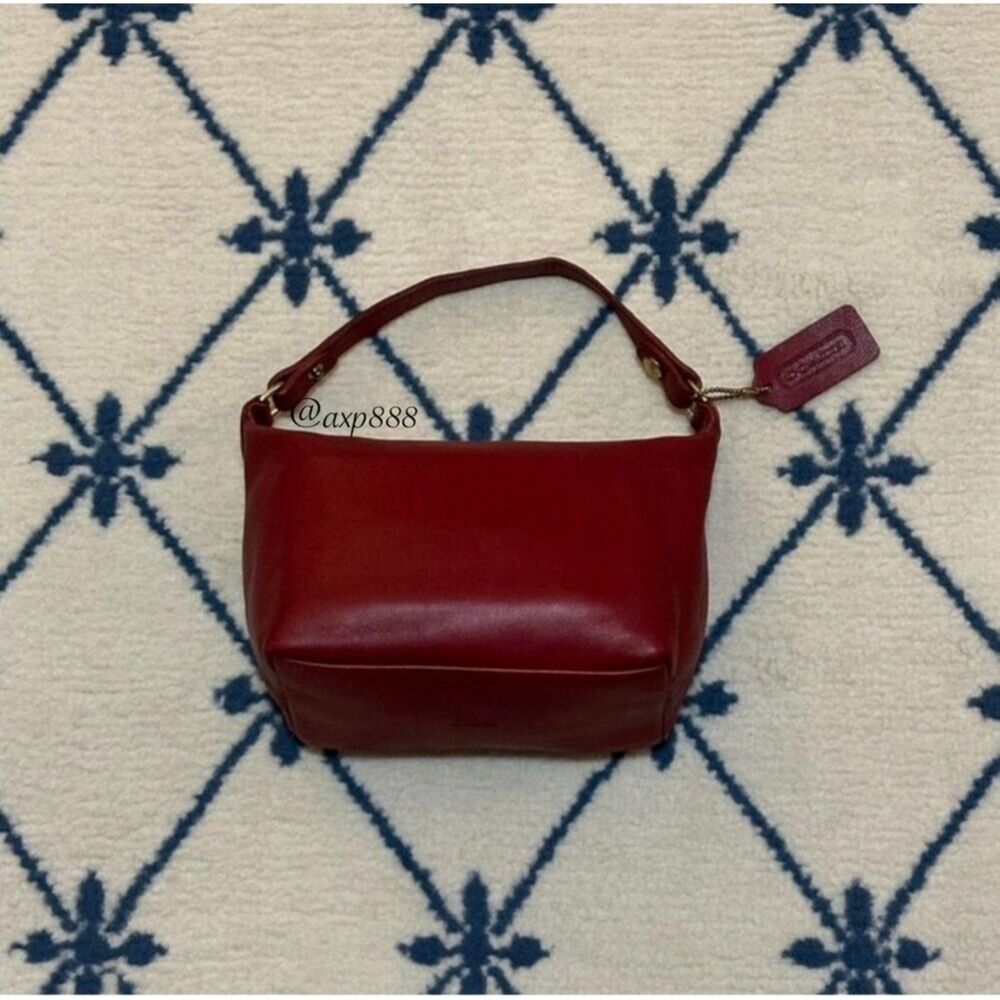 Coach Vintage Legacy Classic Pouch Mini Shoulder Bag - Red